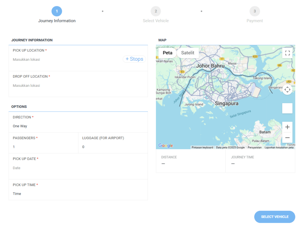 How To Book singapore point to point transfer